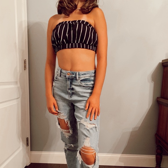 striped tube top - Picture 1 of 2